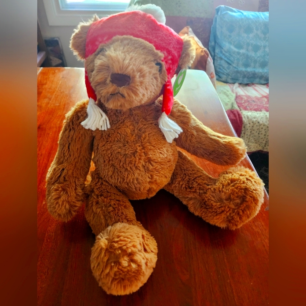 Jo-Ann Fabrics Teddy Bear Reese NWT 2018 Christmas Holiday